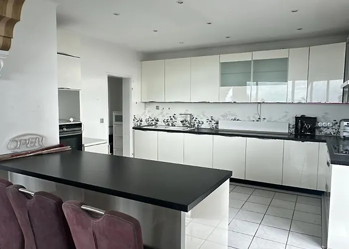 Lejlighed Exklusives Penthouse Mit Sauna Am Rhein, Naehe Duesseldorf Messe Airport, 180m2 Luxus, 150m2 Terasse Ideal Fuer Gruppen, Shootings, Content Creator