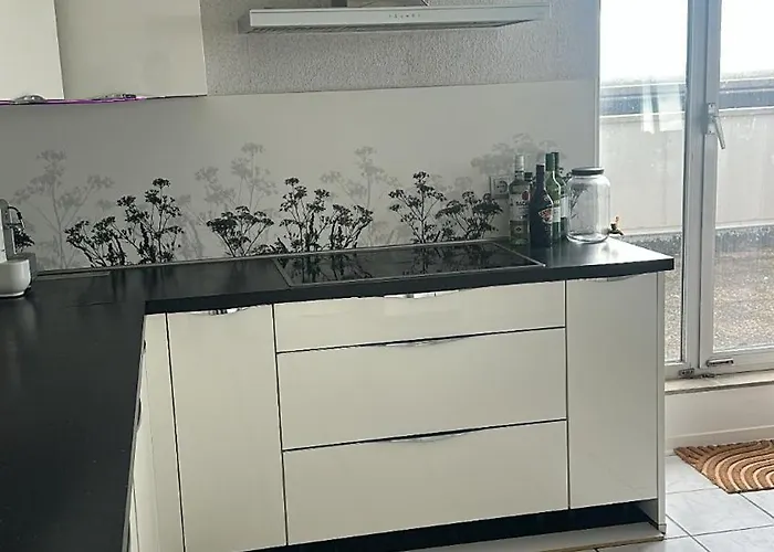 Lejlighed Exklusives Penthouse Mit Sauna Am Rhein, Naehe Duesseldorf Messe Airport, 180m2 Luxus, 150m2 Terasse Ideal Fuer Gruppen, Shootings, Content Creator